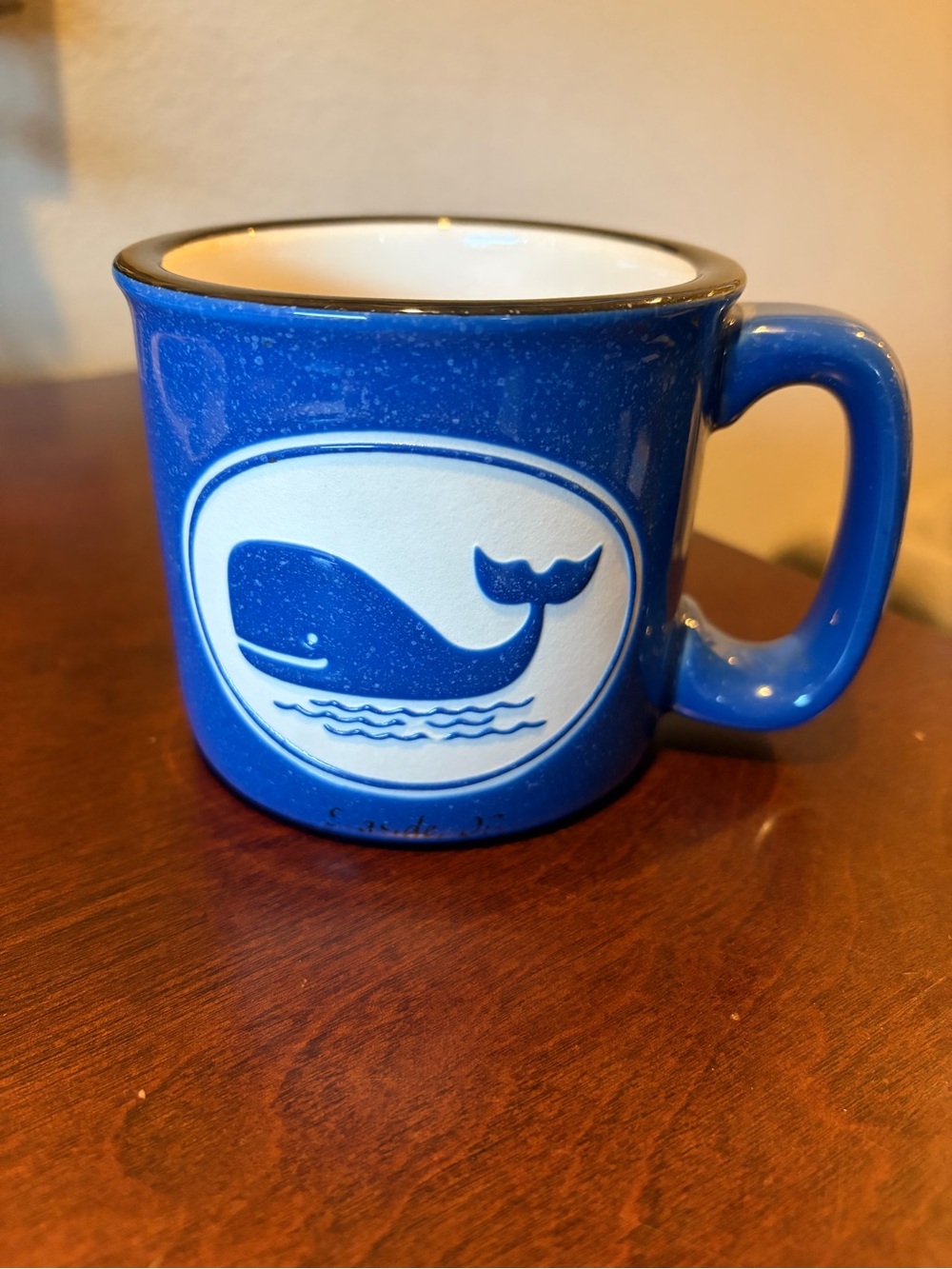Yarmouth Maine Cape Shore Blue Whale Mug